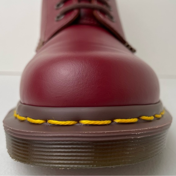 Dr. Martens Oxblood Red Quilon Leather 1460 England Lace Up Boots UK 6 - Picture 10 of 16